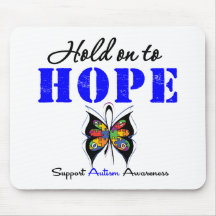 Autism Hold On To Hope Mousepad