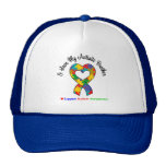 Autism I Love My Autistic Brother Mesh Hat