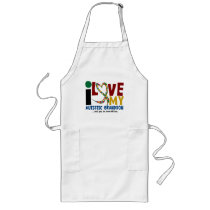 AUTISM I Love My Autistic Grandson 2 Aprons