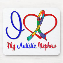 Autism I Love My Autistic Nephew Mousepads