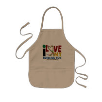 AUTISM I Love My Autistic Son 2 Aprons