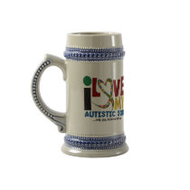 AUTISM I Love My Autistic Son 2 Coffee Mugs