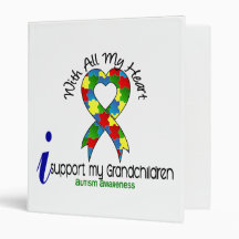 Autism I Support My Grandchildren Binders