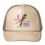 Autism I Wear Puzzle Ribbon For My Granddaughter Hats
