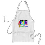 Autism I Wear Ribbon For My Precious Cousin Apron
