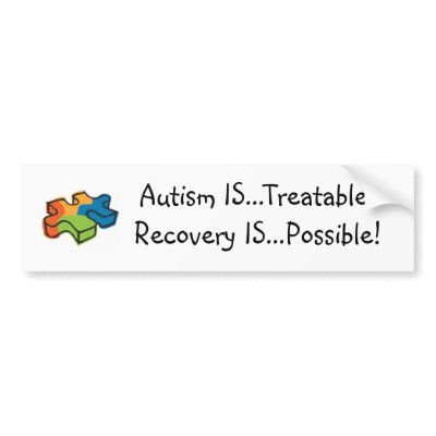 Autism IS...Treatable! Recovery IS...Possible! Bumper Stickers by rsblock