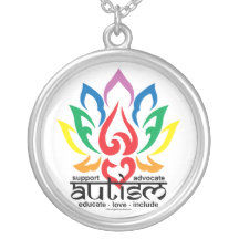 Autism Lotus Flower Necklaces