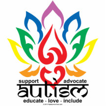 Autism Lotus Flower Photo Cut Out