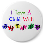 "Autism Love" Button