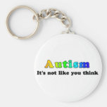 Autism: Not Like You Think Key Chain