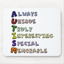 Autism Pride Mouse Pads