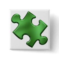 Autism Puzzle Piece Green