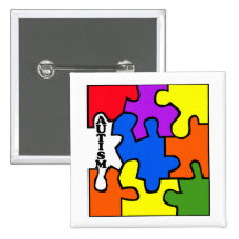 Autism (Puzzle) Pinback Buttons
