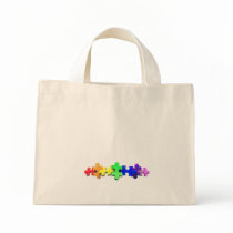 Autism Puzzle Strip Bag
