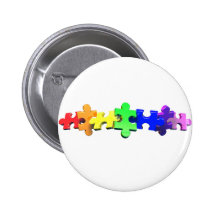 Autism Puzzle Strip Buttons