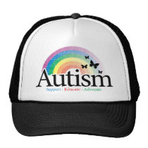 Autism Rainbow hats