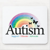 Autism Rainbow Mouse Pads