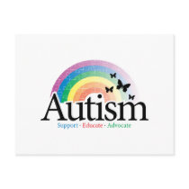 Autism Rainbow Postcards