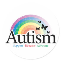 Autism Rainbow stickers