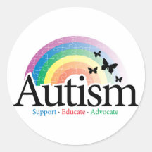 Autism Rainbow Sticker