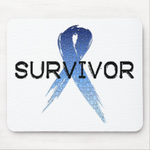 Autism Ribbon Survivor Mouse Pad