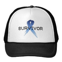 Autism Ribbon Survivor Trucker Hat