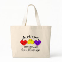 Autism, Seeing The World From A Different Angle Canvas Bag