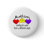 Autism, Seeing The World From A Different Angle buttons
