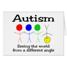 Autism Seeing The World From A Different Angle Card