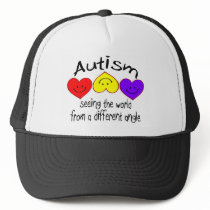 Autism, Seeing The World From A Different Angle Trucker Hat