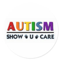 Autism show u care sticker