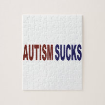 Autism Sucks Jigsaw Puzzles