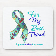 Autism Support For My Best Friend Mouse Mat