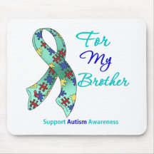 Autism Support For My Brother Mouse Pads