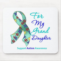 Autism Support For My Granddaughter Mouse Mat