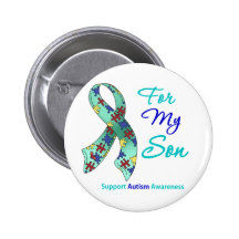Autism Support For My Son Pins