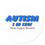 Autism Support Research Stickers