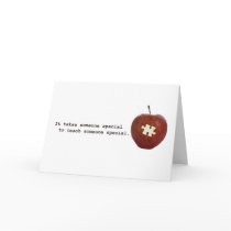 Autism Teacher Card