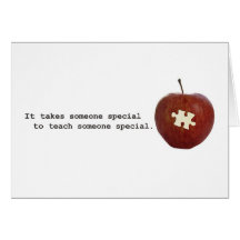 Autism Teacher Card