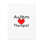 Autism Therapist (Smiley Hrt) Postcard