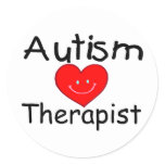 Autism Therapist (Smiley Hrt) stickers