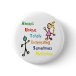 Autism Traits Button