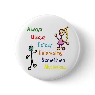 Autism Traits Button by kokobaby