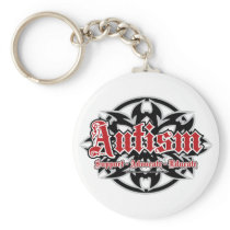 Autism Tribal Key Chain
