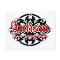 Autism Tribal Post Card