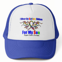 Autism Tribal Ribbon Son