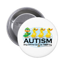 Autism Ugly Duckling Pin