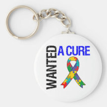 Autism Wanted A Cure Keychain
