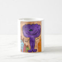 Autisme pourpre de tasse de tasse de nuage
