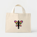 Autistic Butterfly Ribbon Tote Bag